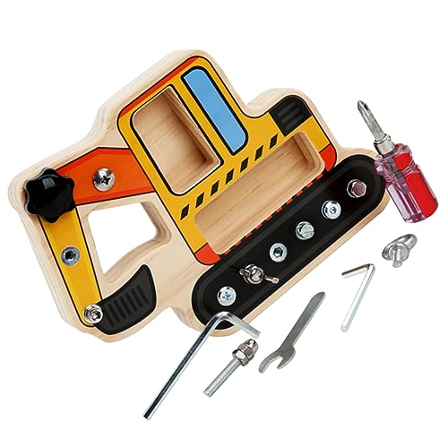 Kisangel 1Satz Wiederverwendbare Schraubendreherplatte Für Interessantes Sicheres Holzspielzeug Feinmotorik Und Kognitiven Fähigkeiten Für Kreative Spielstunden Kisangel 1Satz Wiederverwendbare Schraubendreherplatte Für Interessantes Sicheres Holzspielzeug Feinmotorik Und Kognitiven Fähigkeiten Für Kreative Spielstunden von Kisangel