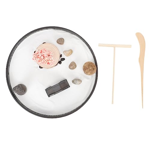 Kisangel 1Satz Zen Garten Dekoration Japanisches Sandkasten Ornament Für Kreative Gestaltung Stilvolle Tischverzierung Für Home Office Und Wohnräume von Kisangel