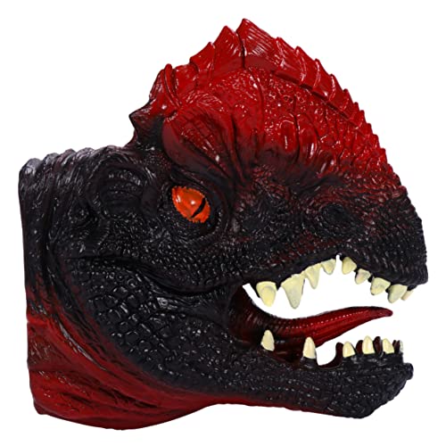 Kisangel 1Stück Dinosaurier Handpuppe Umweltfreundliches Material Lebensechte Details Für Rollenspiele Und Kreative Aktivitäten Dinosaurier Kopf Mit Beweglichem von Kisangel