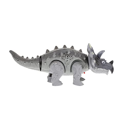 Kisangel 1stück Elektrisches Dinosaurier Spielzeug Mit Geräuschen Und Lichtern Interaktives Junge Mädchen-Dino-Modell Für Bildung Und Spiel Für Dinosaurier-Geburtstagsfeiern von Kisangel