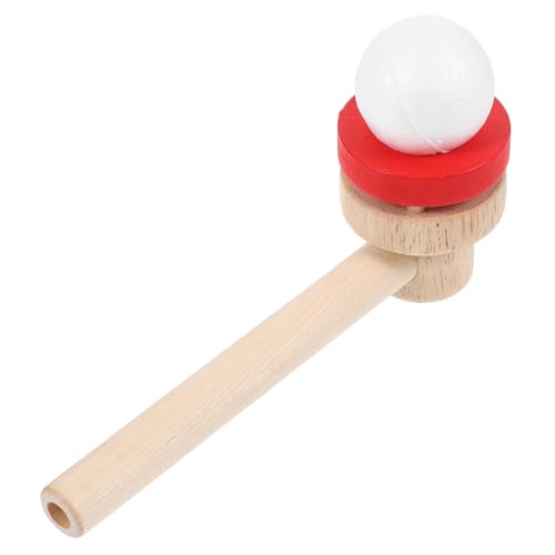 Kisangel 1Stück Holz Ball Interaktives Kinderspielzeug Aus Holz Schwebender Schlag Für Familienaktivitäten Und Partys Und Langlebig Fördert Geschicklichkeit von Kisangel