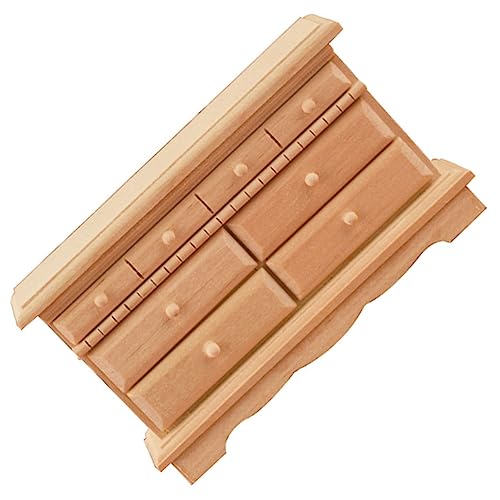 Kisangel 1Stück Holzschrank Möbelstück für Puppenhaus Minischrank Langlebig und Sicher Perfektes Accessoire für Realistische Mini Hausgestaltung Kinderfreundlich Kisangel 1Stück Holzschrank Möbelstück für Puppenhaus Minischrank Langlebig und Sicher Perfektes Accessoire für Realistische Mini Hausgestaltung Kinderfreundlich von Kisangel