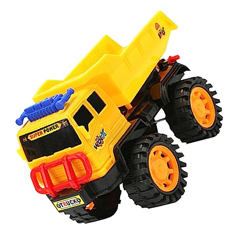 Kisangel 1Stück Kippwagen Baufahrzeug aus Kunststoff für Frühpädagogisches Eltern Kommunikation Perfektes für Geburtstage und Feiertage Zufällige Farben von Kisangel