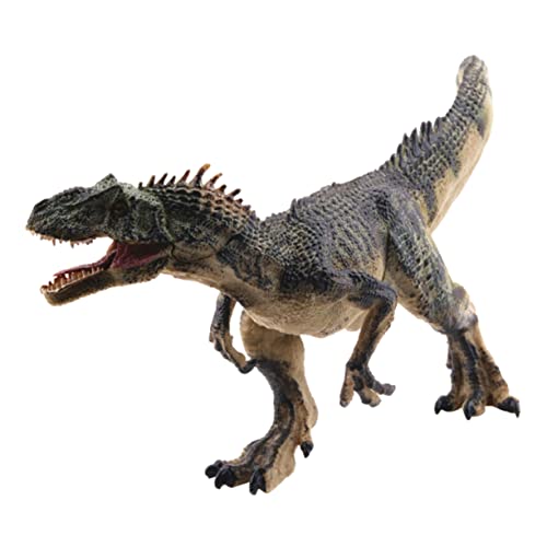Kisangel 1Stück Künstliches Allosaurus Modell Aus Dinosaurier Für Dekoratives Dinosaurier Ornament Realistische Nachbildung Grün Für Deko von Kisangel