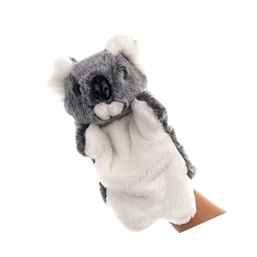 Kisangel 1Stück Kuschelige Koala Handpuppe aus Plüsch Interaktive Geschichtenerzähler für Fördert Kreativität und Kommunikation für Eltern Junge Mädchen Spiele Zufälliger Stil von Kisangel