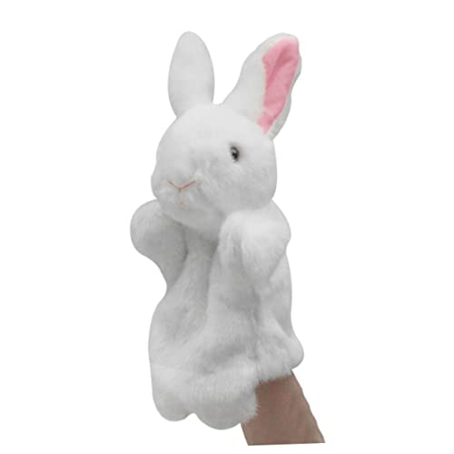 Kisangel 1Stück Kuschelweiche Handpuppe Hase Klassisches für Geschichtenerzählen Rollenspiele und Fantasieaktivitäten für Eltern Weiß Kisangel 1Stück Kuschelweiche Handpuppe Hase Klassisches für Geschichtenerzählen Rollenspiele und Fantasieaktivitäten für Eltern Weiß von Kisangel