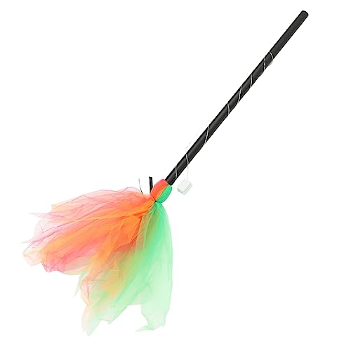 Kisangel 1Stück Leuchtender Halloween Hexenbesen Mit LED Lichtern Cosplay Zubehör Für Partys Festliche Und Ist Leicht Zu Halten Kisangel 1Stück Leuchtender Halloween Hexenbesen Mit LED Lichtern Cosplay Zubehör Für Partys Festliche Und Ist Leicht Zu Halten von Kisangel