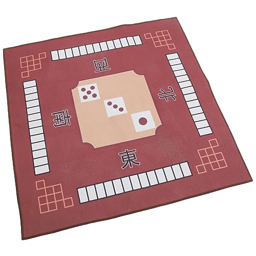 Kisangel 1Stück Mahjong Tischmatte rutschfest Geräuschreduzierend Für Mahjong Poker Und Brettspiele Strapazierfähiges Mit Latexunterlage von Kisangel