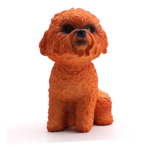 Kisangel 1Stück Mini Figur Realistische Hundemodell Dekoration Für Zuhause Oder Büro Orange Pudelverzierung Und Hund Hundemodell Kisangel 1Stück Mini Figur Realistische Hundemodell Dekoration Für Zuhause Oder Büro Orange Pudelverzierung Und Hund Hundemodell von Kisangel