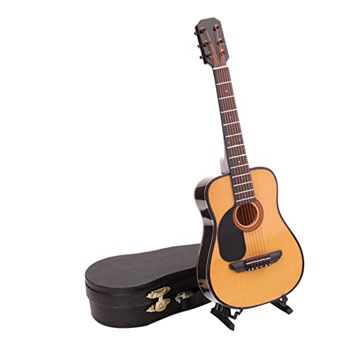 Kisangel 1Stück Mini Gitarrenmodell Realistische Gitarrendekoration für Haushaltsdekoration für Musikliebhaber Hochwertige Verarbeitung Stilvolles Design für Zuhause Kisangel 1Stück Mini Gitarrenmodell Realistische Gitarrendekoration für Haushaltsdekoration für Musikliebhaber Hochwertige Verarbeitung Stilvolles Design für Zuhause von Kisangel