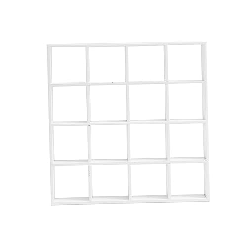 Kisangel 1Stück Mini Möbel Holzanzeigekasten Fachanzeigegestell für Puppenhaus Dekoration und Langlebiges Home Display Stand für Sammlerstücke und Modelle von Kisangel