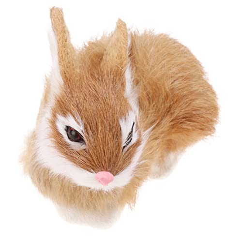 Kisangel 1Stück Mini Plüschkaninchen Realistisches Kuscheltier für Weiches Dekorationsspielzeug Khaki für Tierische Partys und Langlebig und Leicht Kisangel 1Stück Mini Plüschkaninchen Realistisches Kuscheltier für Weiches Dekorationsspielzeug Khaki für Tierische Partys und Langlebig und Leicht von Kisangel