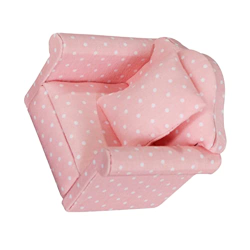 Kisangel 1Stück Punkt Sofa mit Kissen Playhouse für Kinderzimmer Realistisches Puppenhaus Möbel Accessoire für Spielzeughäuser und Landschaften Kisangel 1Stück Punkt Sofa mit Kissen Playhouse für Kinderzimmer Realistisches Puppenhaus Möbel Accessoire für Spielzeughäuser und Landschaften von Kisangel