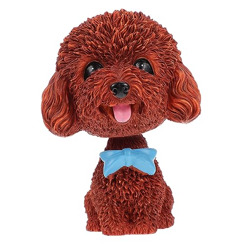 Kisangel 1Stück Puppy Shaking Figur Welpen Auto Dekoration Realistisches Harz Modell Backdekoration Für Freunde Familie Inneneinrichtung Für Zuhause von Kisangel