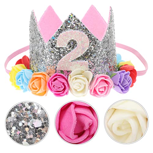 Kisangel 1Stück Silberne Glitzer Geburtstagshut Für Partydeko Hut Mit Blumenmotiv Für Jungen Für Geburtstagsfeiern Und Feiertagsdekoration Kisangel 1Stück Silberne Glitzer Geburtstagshut Für Partydeko Hut Mit Blumenmotiv Für Jungen Für Geburtstagsfeiern Und Feiertagsdekoration von Kisangel