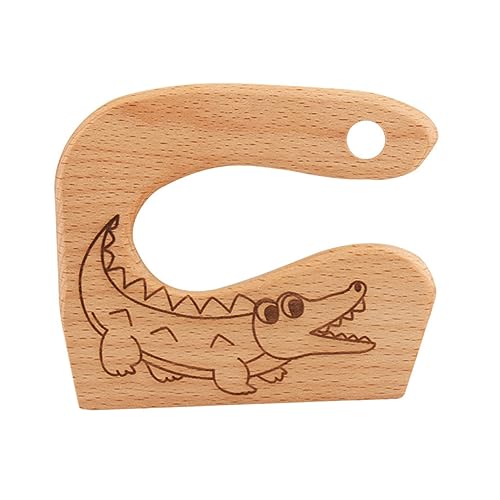 Kisangel 1Stück Spielzeugmesser Sicherer Und Gemüseschneider Für Kleinkinder Hölzernes Küchenwerkzeug Für Ab Jahren Griffdesign Fördert Kreatives von Kisangel