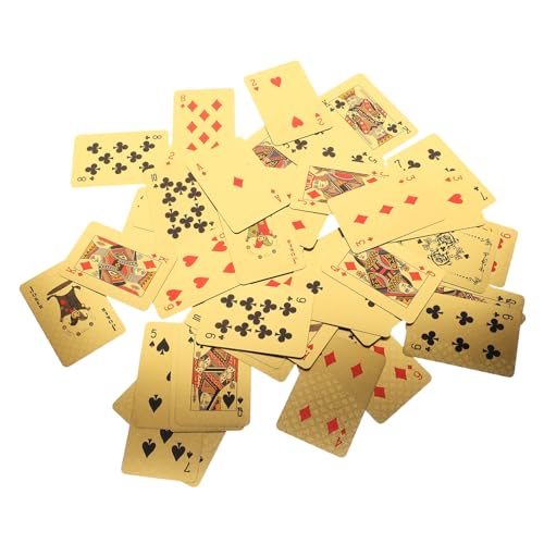 Kisangel 1Tasche Kleine Pokerkarten Aus Pet Und Spielkarten Für Puppenhausdekoration Für Erwachsene Partys Und Spieleabende von Kisangel