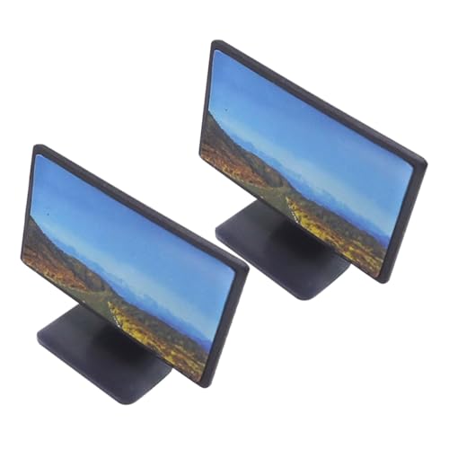 Kisangel 2 Maßstab Hochdetaillierte Dekoration für Puppenhaus Wohnzimmer Realistische Miniaturtechnik für Kreative Spielwelten und Sammlungen von Kisangel