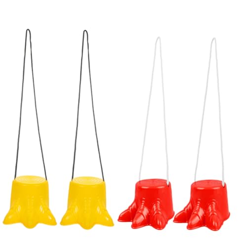 Kisangel 2 Paare Stelzenschuhe Für Stelzen Springen Stelzen Für Eimer Ausgleichen Halloween-stelzen Stelzen Für Sensorisches Training Eimer Stelzen Plastik von Kisangel