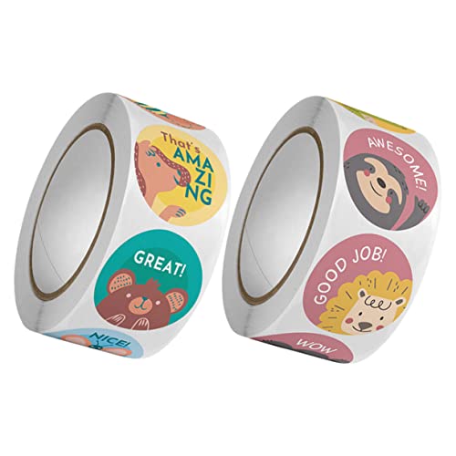Kisangel 2 Rollen Aufkleber-Set Kinderkleber ermutigende aufkleber dekorative aufkleber für klassenzimmer Kindergartenaufkleber Cartoon-Preisaufkleber Aufkleber für Lehrer Papier Kisangel 2 Rollen Aufkleber-Set Kinderkleber ermutigende aufkleber dekorative aufkleber für klassenzimmer Kindergartenaufkleber Cartoon-Preisaufkleber Aufkleber für Lehrer Papier von Kisangel