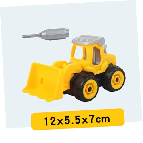 Kisangel 2 STÜCK Teiliges DIY Baufahrzeug Zusammensetzbarer Gelber Bagger und Planierraupe Pädagogisches Montagespielzeug für Jungen und Mädchen zur Motorischer Fähigkeiten und Kreativität Kisangel 2 STÜCK Teiliges DIY Baufahrzeug Zusammensetzbarer Gelber Bagger und Planierraupe Pädagogisches Montagespielzeug für Jungen und Mädchen zur Motorischer Fähigkeiten und Kreativität von Kisangel