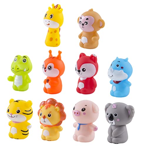 Kisangel 2 Sätze Fingerpuppen aus Vinyl für Tierformen Handpuppen für Geschichtenerzählen und Eltern Junge Mädchen Spiele für Rollenspiele und Spielzeugpartys von Kisangel