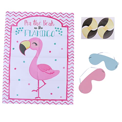 Kisangel 2 Sätze Flamingo-Aufkleber Aufkleber Für Kinderspiele Spielplakat Foto Aufkleber Rosa Papier von Kisangel