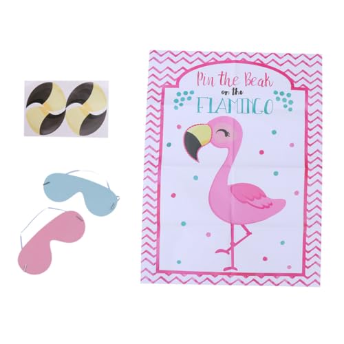 Kisangel 2 Sätze Flamingo Party Pinnspiel Aufkleber Spielposter mit Augenmaske Flamingo Dekoration für Kinderzimmer Geburtstagsspiele Kisangel 2 Sätze Flamingo Party Pinnspiel Aufkleber Spielposter mit Augenmaske Flamingo Dekoration für Kinderzimmer Geburtstagsspiele von Kisangel
