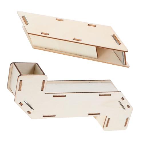 Kisangel 2 Sätze Holz Wissenschafts Kit DIY Lernspielzeug für Physik Interaktive Experimente für Schule Zuhause Outdoor Aktivitäten von Kisangel