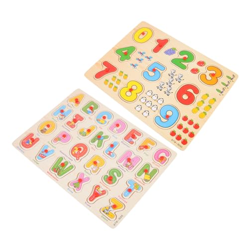 Kisangel 2 Sätze Holzpuzzle Set für Teiliges Lernspielzeug und Kreativität für Kleinkinder Ab Jahren Sicher und Langlebig Kisangel 2 Sätze Holzpuzzle Set für Teiliges Lernspielzeug und Kreativität für Kleinkinder Ab Jahren Sicher und Langlebig von Kisangel