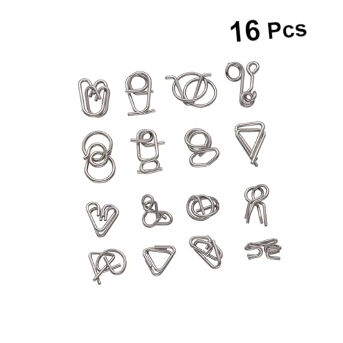 Kisangel 2 Sätze Metall Gehirn Puzzle Ring Knobelspiel Intelligenzspiel für Erwachsene Traditionelles Chinesisches Denkspiel B C Muster Fördert Kreatives Denken und Geduld Kisangel 2 Sätze Metall Gehirn Puzzle Ring Knobelspiel Intelligenzspiel für Erwachsene Traditionelles Chinesisches Denkspiel B C Muster Fördert Kreatives Denken und Geduld von Kisangel