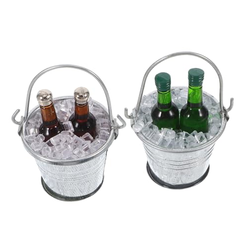 Kisangel 2 Sätze Mini-Eiswürfel Miniaturbierkühler Eimer gewürfelt Puppenhauspuppen winzig puppenhauszubehör bar Dekoration Puppenhaus-Bar-Layout-Szenendekore Puppenhaus Miniaturen Eisen Kisangel 2 Sätze Mini-Eiswürfel Miniaturbierkühler Eimer gewürfelt Puppenhauspuppen winzig puppenhauszubehör bar Dekoration Puppenhaus-Bar-Layout-Szenendekore Puppenhaus Miniaturen Eisen von Kisangel