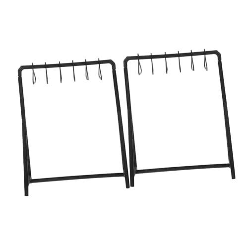 Kisangel 2 Sätze Mini Puppenkleiderständer mit Kleiderbügeln Kunststoff Garderobe für Puppenkleidung Puppenhaus Möbel Zubehör zur Stilvollen Aufbewahrung und Präsentation Kisangel 2 Sätze Mini Puppenkleiderständer mit Kleiderbügeln Kunststoff Garderobe für Puppenkleidung Puppenhaus Möbel Zubehör zur Stilvollen Aufbewahrung und Präsentation von Kisangel