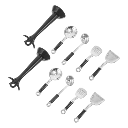 Kisangel 2 Sätze Miniatur Küchenutensilien aus Robustem mit Spatel Löffel Schöpflöffel Sieb Realistische Puppenhaus Kochgeschirr Zubehör für Vielfältiges Rollenspiel und Miniaturküchen Kisangel 2 Sätze Miniatur Küchenutensilien aus Robustem mit Spatel Löffel Schöpflöffel Sieb Realistische Puppenhaus Kochgeschirr Zubehör für Vielfältiges Rollenspiel und Miniaturküchen von Kisangel