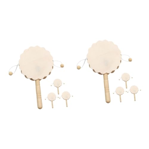 Kisangel 2 Sätze Rassel Babys Klein Handbemalte Rasseltrommel Diy Rasseltrommel Aus Holz Holzschmuck Selber Machen Holz-diy-instrument Hölzern Khaki 4 Stück * 2 Kisangel 2 Sätze Rassel Babys Klein Handbemalte Rasseltrommel Diy Rasseltrommel Aus Holz Holzschmuck Selber Machen Holz-diy-instrument Hölzern Khaki 4 Stück * 2 von Kisangel