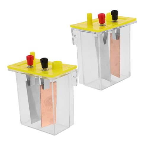 Kisangel 2 Sätze Salzlösung Batteriebox Experimentierkasten für Physik Lernset Obst Batterie Stromerzeugung für Grund Mittelschüler von Kisangel