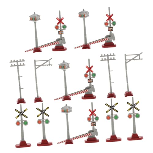 Kisangel 2 Sätze Signalschilder und Miniatur Verkehrsampeln für Spielzeugeisenbahn Kindersicherer Aufbau Robuste Materialien Realistische Verkehrszeichen für Sandtisch und Kisangel 2 Sätze Signalschilder und Miniatur Verkehrsampeln für Spielzeugeisenbahn Kindersicherer Aufbau Robuste Materialien Realistische Verkehrszeichen für Sandtisch und von Kisangel