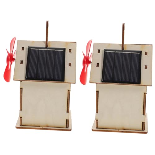 Kisangel 2 Sätze Solarhaus DIY Bausatz für Pädagogisches Experimentierset aus Holz Sicher und Gesund Geeignet für Jungen und Mädchen als Lernspielzeug und Geburtstagsgeschenk von Kisangel