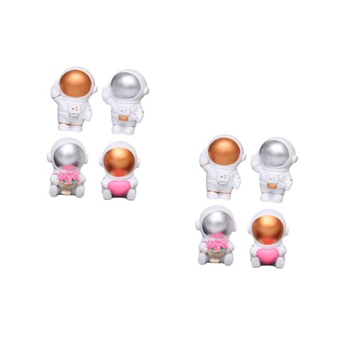 Kisangel 2 Sätze Teiliges Astronauten Dekofiguren Für Kuchendekoration Kreative Weltraum Tortenaufleger Niedliche Astronauten Statuen Für Party Deko Vielseitig Einsetzbar Für 4 Stücke * 2 Kisangel 2 Sätze Teiliges Astronauten Dekofiguren Für Kuchendekoration Kreative Weltraum Tortenaufleger Niedliche Astronauten Statuen Für Party Deko Vielseitig Einsetzbar Für 4 Stücke * 2 von Kisangel