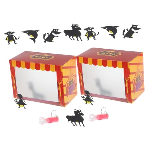Kisangel 2 Satz Interaktives Schattenspielzeug Set für Teiliges DIY Puppentheater mit Schattenpuppen Kreatives Bastelset für Lehrreiche Aktivitäten und Fantasievolles Rollenspiel Kisangel 2 Satz Interaktives Schattenspielzeug Set für Teiliges DIY Puppentheater mit Schattenpuppen Kreatives Bastelset für Lehrreiche Aktivitäten und Fantasievolles Rollenspiel von Kisangel