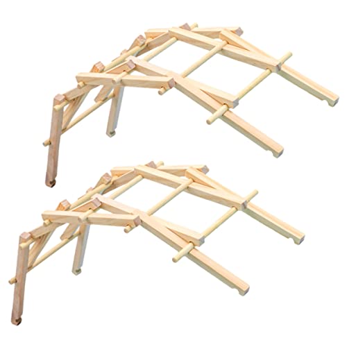 Kisangel 2 Sets Brückenmodell Stammspielzeug Babyspielzeug Kinderspielzeug Kinderpuzzle Bauspielzeug Kindergartenspielzeug Handgefertigtes Bogenbrückenspielzeug Für Kisangel 2 Sets Brückenmodell Stammspielzeug Babyspielzeug Kinderspielzeug Kinderpuzzle Bauspielzeug Kindergartenspielzeug Handgefertigtes Bogenbrückenspielzeug Für von Kisangel