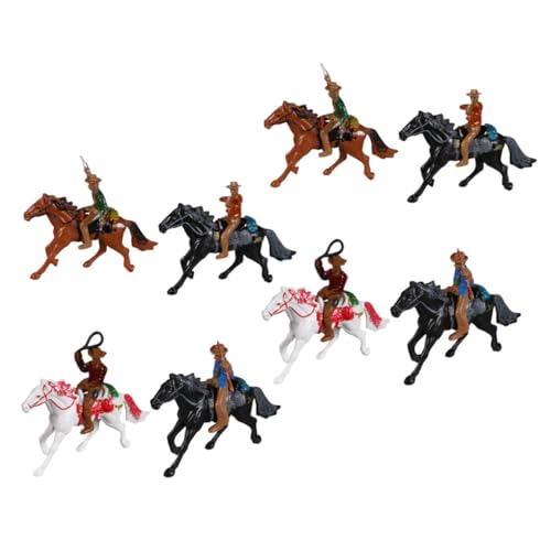 Kisangel 2 Sets Reiten Modell Cowboy Figur Cowboy Cowboy Action Figur Kunststoff Kisangel 2 Sets Reiten Modell Cowboy Figur Cowboy Cowboy Action Figur Kunststoff von Kisangel
