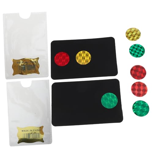 Kisangel 2 Stück Ampelwechselkarte Lustiges Spielzeuggerät Ampel Partyartikel Für Kinderspielzeug Kinderstreich-Gadget Streichsets Für Streich-Party-zubehör PVC von Kisangel