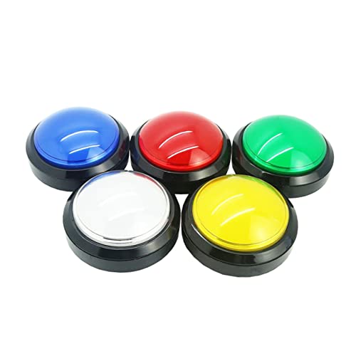 Kisangel 2 Stück Antwortender Lichter LED Summer für Quizspiele Ja Game Summer elektronischer Squeeze-Responder tv Gezeigt Taste Zubehör für Partywerkzeuge Kisangel 2 Stück Antwortender Lichter LED Summer für Quizspiele Ja Game Summer elektronischer Squeeze-Responder tv Gezeigt Taste Zubehör für Partywerkzeuge von Kisangel