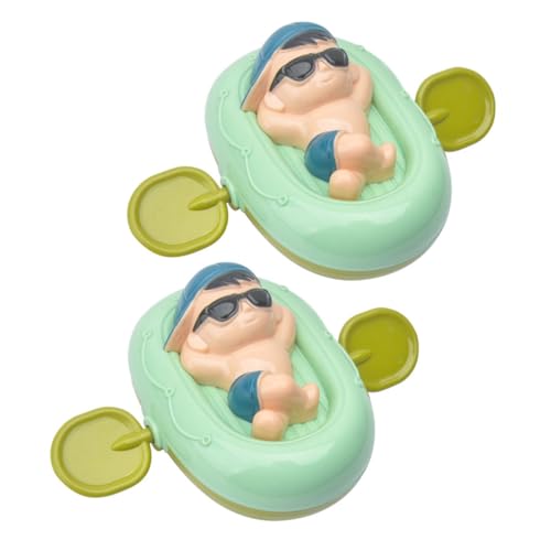 Kisangel 2 Stück Badespielzeug Boot Design Wind up Schwimmend für Junge Mädchen Kleinkinder Spielspaß Zufällige Farbe Zufällige Farbe von Kisangel