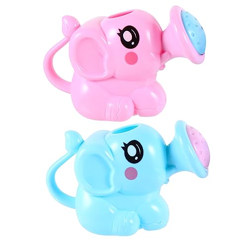 Kisangel 2 Stück Badespielzeug Elefant Gießkanne für Farbenfrohes Spritzspielzeug für Badewanne Spaß und Interaktion Beim für Jungen und Langlebig und Sicher von Kisangel