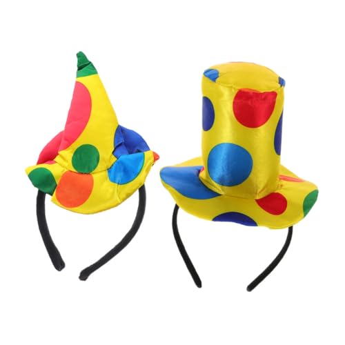 Kisangel 2 Stück Clown Haarreif Halloween Party Haaraccessoire Langlebig Auffälliges Design Vielseitig für Fasching Karneval Kostümfest und Bühnenauftritte Geeignet Kisangel 2 Stück Clown Haarreif Halloween Party Haaraccessoire Langlebig Auffälliges Design Vielseitig für Fasching Karneval Kostümfest und Bühnenauftritte Geeignet von Kisangel