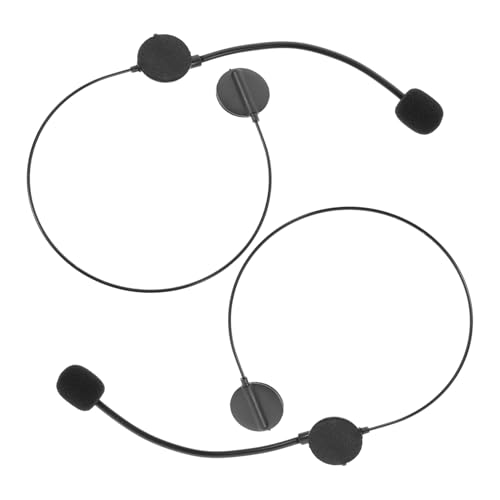 Kisangel 2 Stück Cosplay Stern Mikrofon Requisite Leicht Verstellbar Bühnenaccessoire für Star Mädchen Kostüm Party Halloween von Kisangel