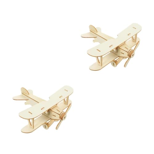 Kisangel 2 Stück DIY Flugzeug Modellbausatz aus Holz Puzzle zum Zusammenbauen Bemalbares Fördert Kreativität und Feinmotorik Langlebiges Naturholz für Jungen und Mädchen Kisangel 2 Stück DIY Flugzeug Modellbausatz aus Holz Puzzle zum Zusammenbauen Bemalbares Fördert Kreativität und Feinmotorik Langlebiges Naturholz für Jungen und Mädchen von Kisangel