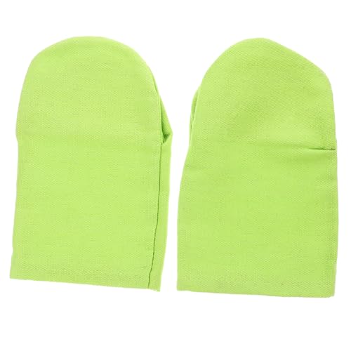 Kisangel 2 Stück DIY Handpuppen aus Canvas Offene Mundform Fingerfreundliches Handspielzeug für Bemalbare Marionetten für Kreative Bastelstunden und Geschichtenzeit von Kisangel